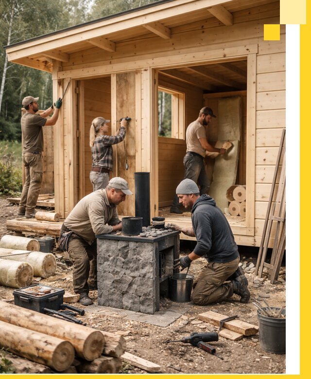 Купить баню под ключ в Серпухове строительство монтаж отделка