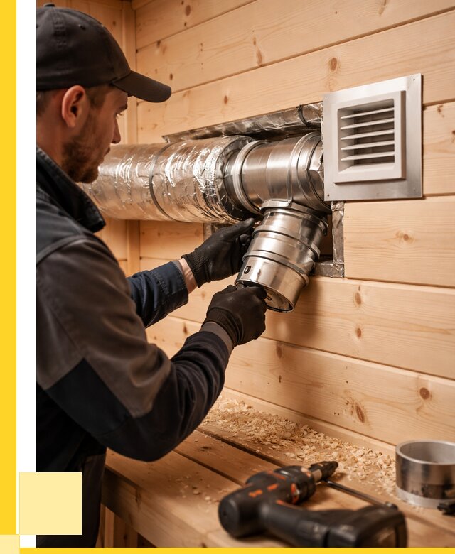 Монтаж вентиляции бани в Серпухове от 12193 р. | ЭриданСрп