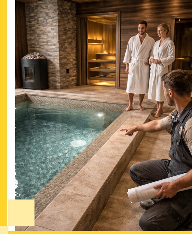 Проект бани с бассейном под ключ в Серпухове от 66047 р. | ЭриданСрп