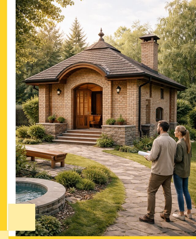 Проект кирпичной бани в Серпухове от 30483 р. | ЭриданСрп