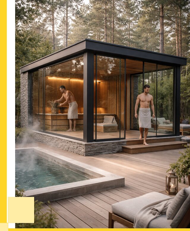 Стеклянные бани и двери в Серпухове от 457245 р. | ЭриданСрп