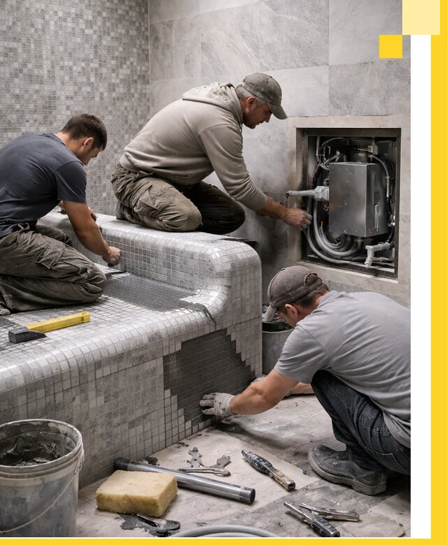 Проекты хамамов под ключ в Серпухове и дизайн и строительство