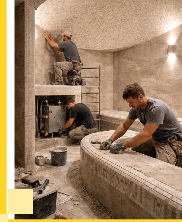 Монтаж хамамов под ключ в Серпухове от 254025 р. ЭриданСрп