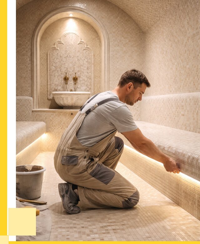 Отделка хамамов под ключ в Серпухове от 5589 р. | ЭриданСрп