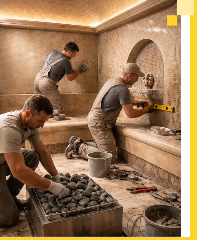 Проектирование и строительство хамама и сауны в Серпухове