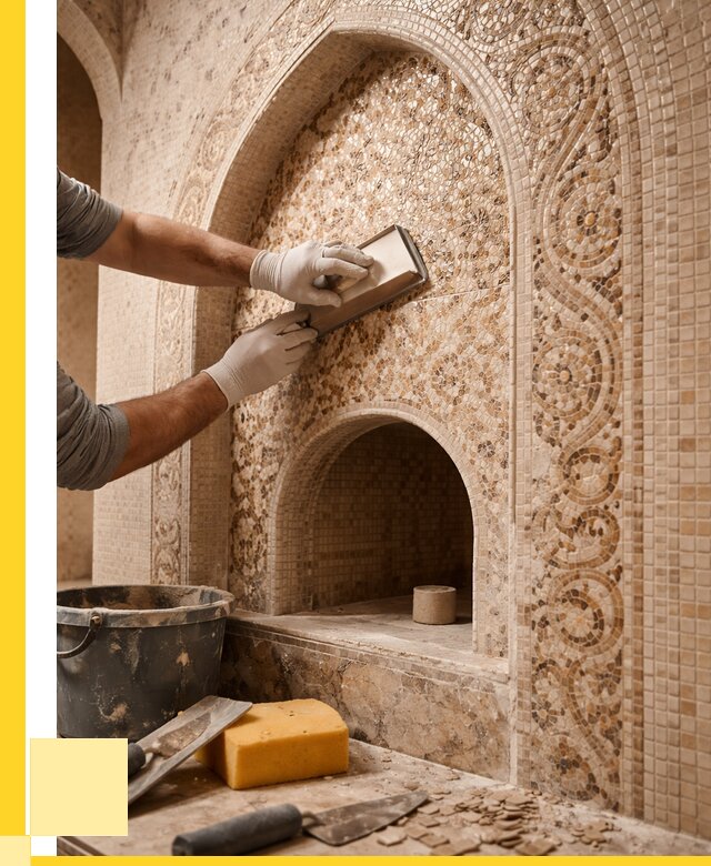 Мозаика для хамама в Серпухове под ключ от 5081 р. | ЭриданСрп