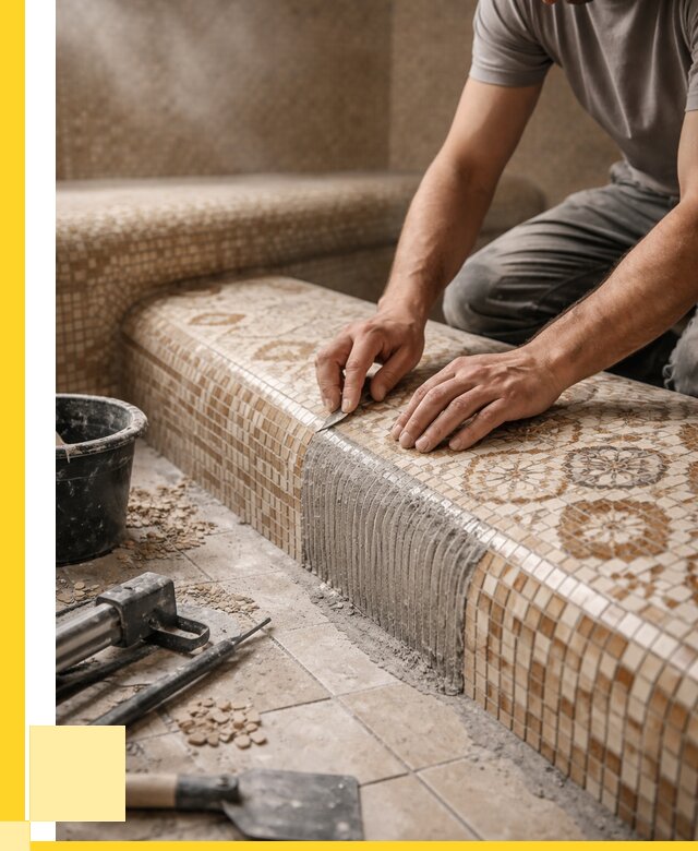 Плитка для хамама под ключ в Серпухове от 3556 р. | ЭриданСрп